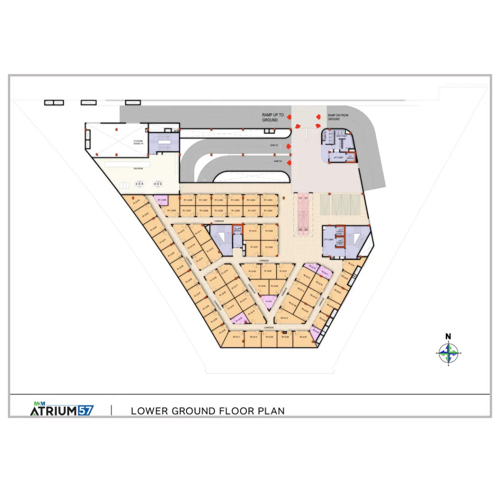 M3M Atrium 57 Floor Plans: