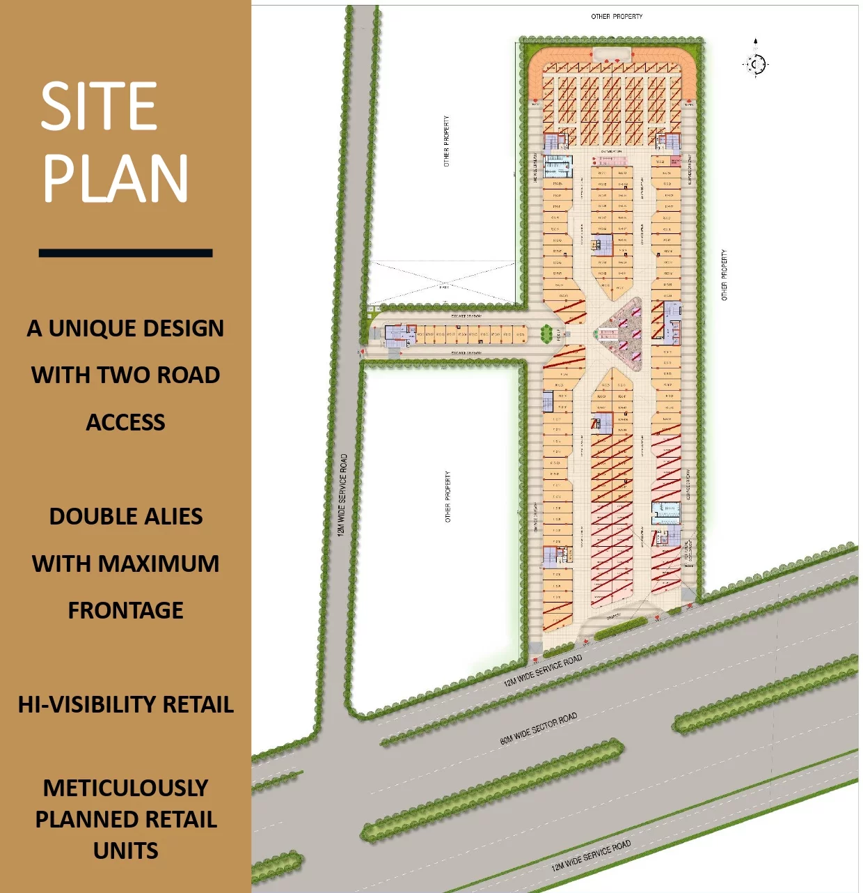 M3M Route 65 Site Plan: